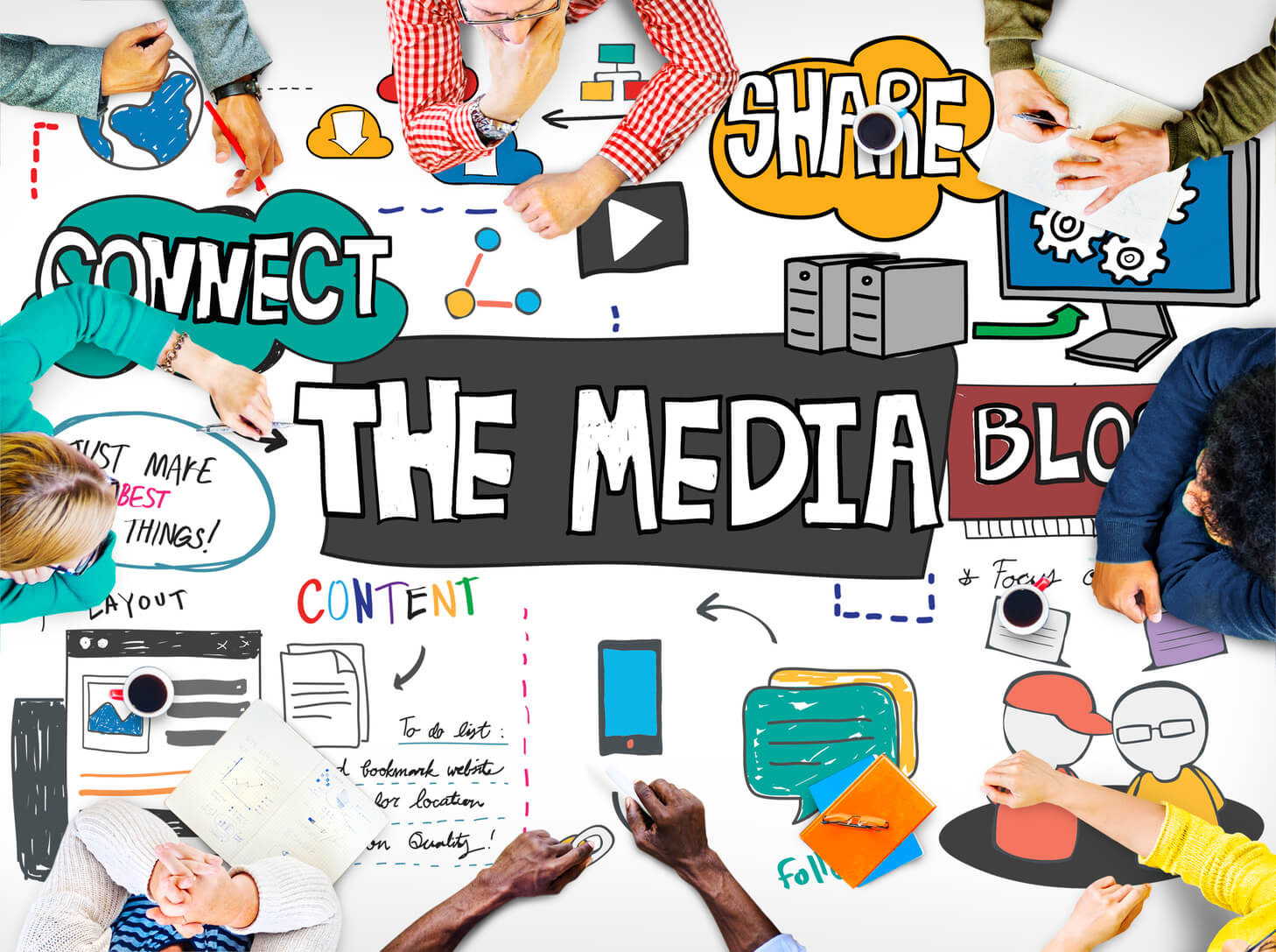 PR会社が関連するメディアの種類と特徴